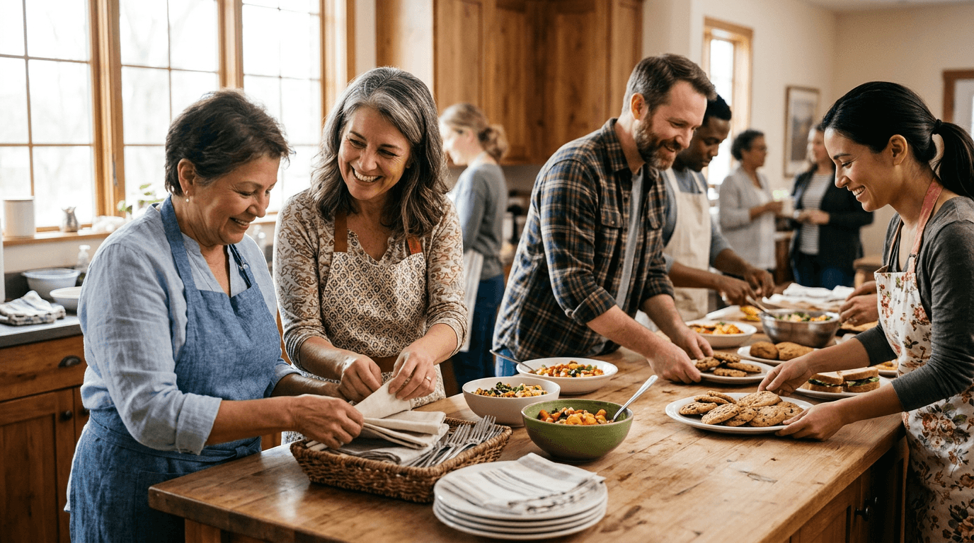 How to Coordinate a Church Funeral Meal Without a Spreadsheet or a Sign-Up Genius Account