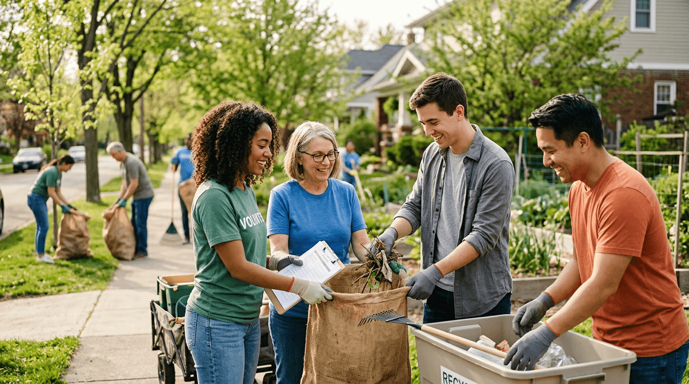 The ultimate neighborhood cleanup checklist: how to organize 20+ volunteers in under an hour